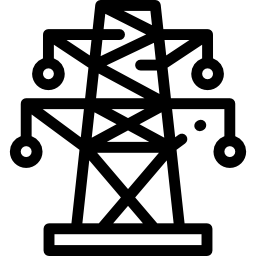 Electric tower icon