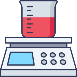 scala di laboratorio icona