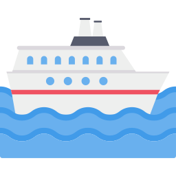 Cruise ship icon