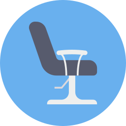 Barber chair icon