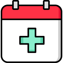 Medical appointment icon