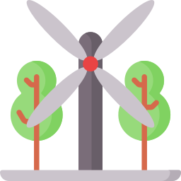 Wind energy icon