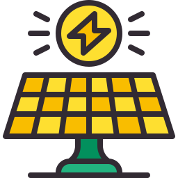 Solar panel icon