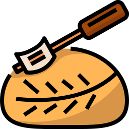 Dough cutter icon