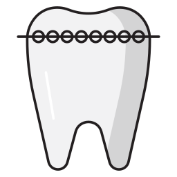 un appareil dentaire Icône