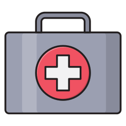 First aid kit icon