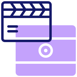 Clapperboard icon