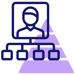 Hierarchy structure icon