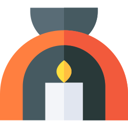 Aromatic candle icon