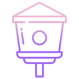 Bird house icon