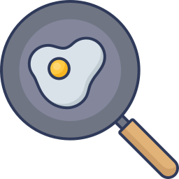 Frying pan icon