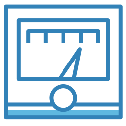 Electric meter icon