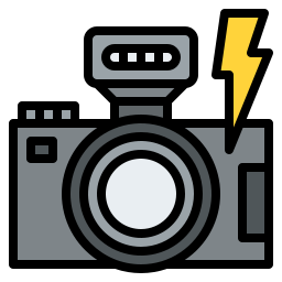 Camera flash icon