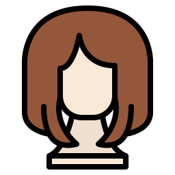 Hair wig icon