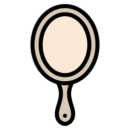 Hand mirror icon