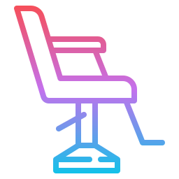 Salon chair icon