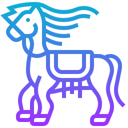 Horse saddle icon