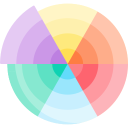 roda de cores Ícone