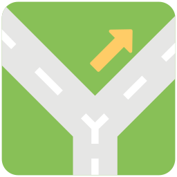 Road map icon