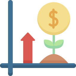 croissance Icône