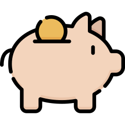 Piggy bank icon