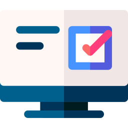 Online voting icon