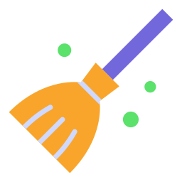 Magic broom icon