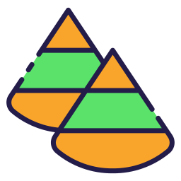 Candy corn icon