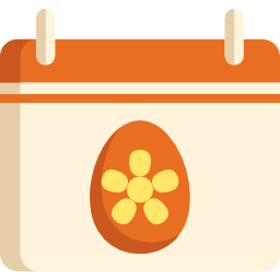 Easter day icon