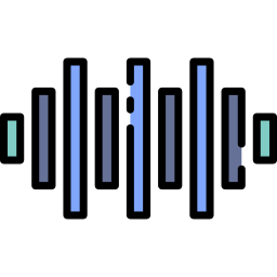 Audio waves icon