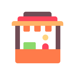 Food stall icon