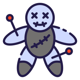 Voodoo doll icon