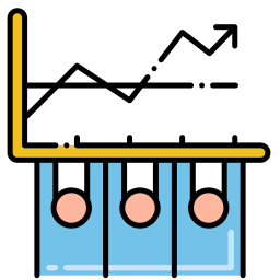 gráfico de barras Ícone