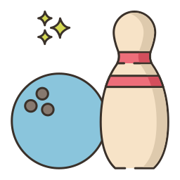 Bowling ball icon