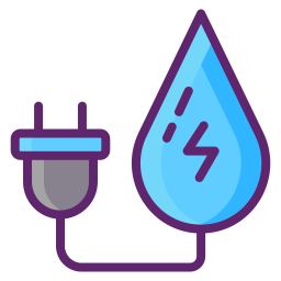 Water energy icon