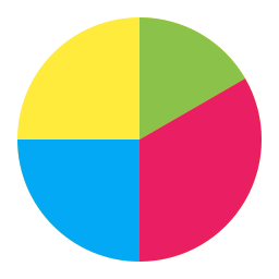 cirkeldiagram icoon