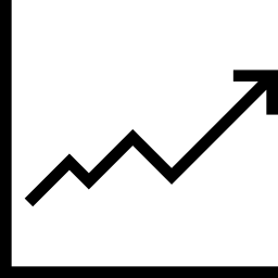 grafico a linee icona