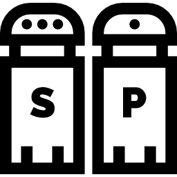 Salt and pepper icon