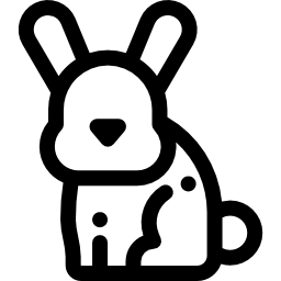 lapin de pâques Icône