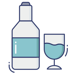 Wine glass icon