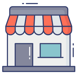 Shopping center icon