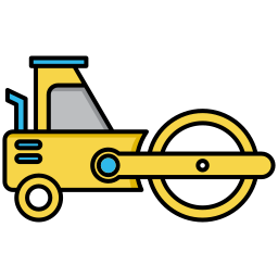 Road roller icon