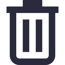 Trash can icon