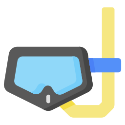 Diving glasses icon