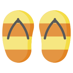 Flip flops icon