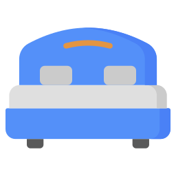 Hotel bed icon