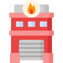 Fire station icon