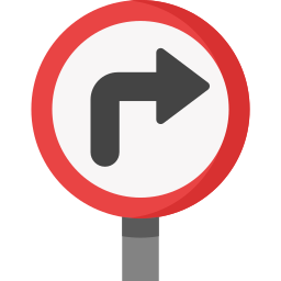 Traffic sign icon