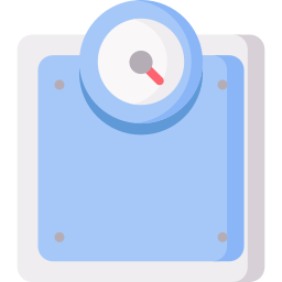 Weight scale icon