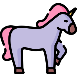 unicorno icona